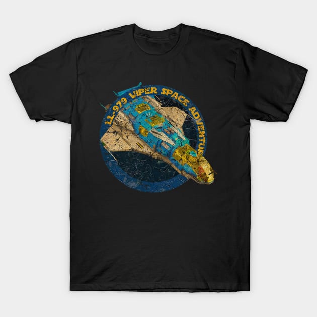 LL 979 Viper Space Adventure RETRO T-Shirt by mamahkian